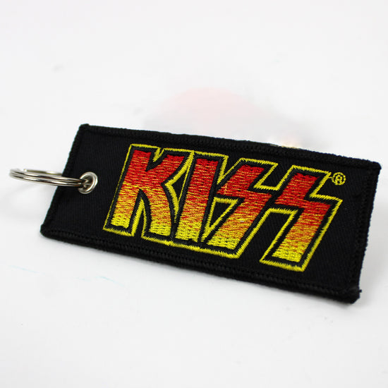 KISS Double Sided Patch Keychain