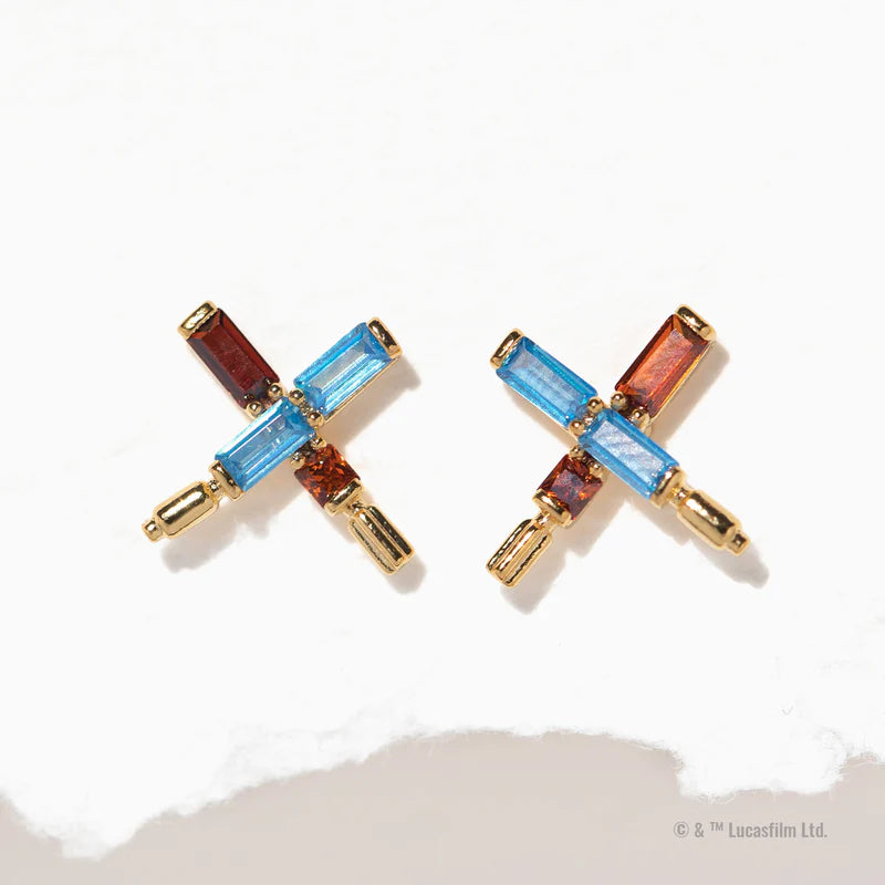 Star Wars Lightsaber Duel Stud Earrings by Girl's Crew