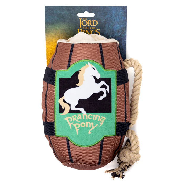 Lord of the Rings Prancing Pony Mug Squeaky Plush Dog Toy