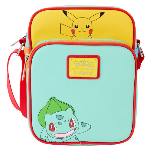 Loungefly Pokémon Color Block Starters Crossbody Bag