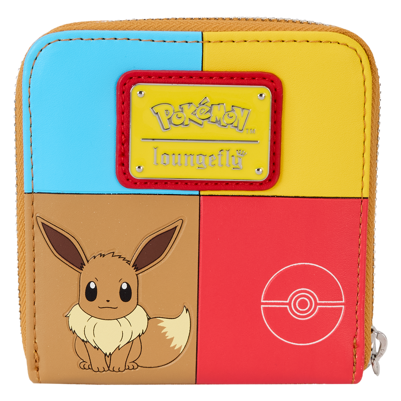 Loungefly Pokémon Color Block Starters Wallet