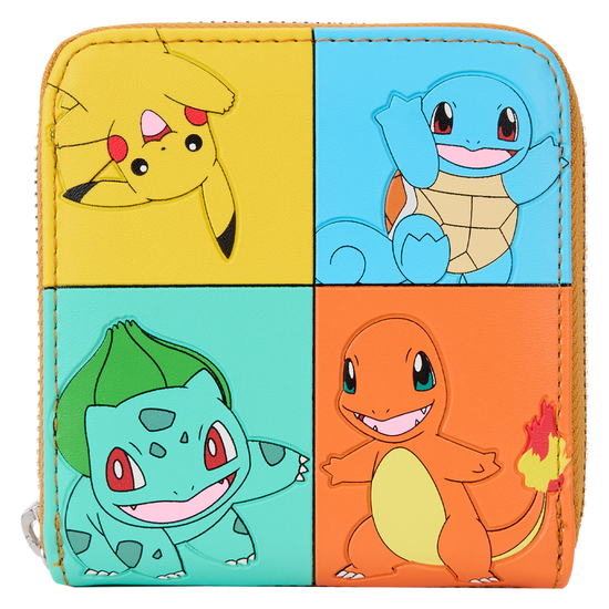 Loungefly Pokémon Color Block Starters Wallet