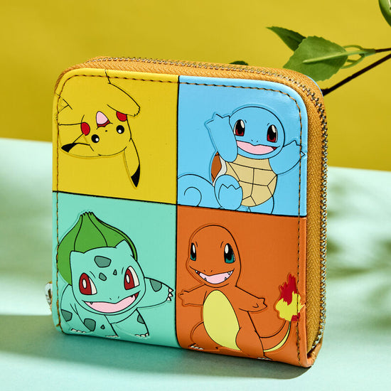 Loungefly Pokémon Color Block Starters Wallet