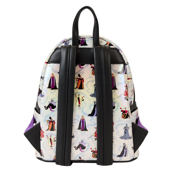 Disney Villains Iridescent Mini Backpack by Loungefly