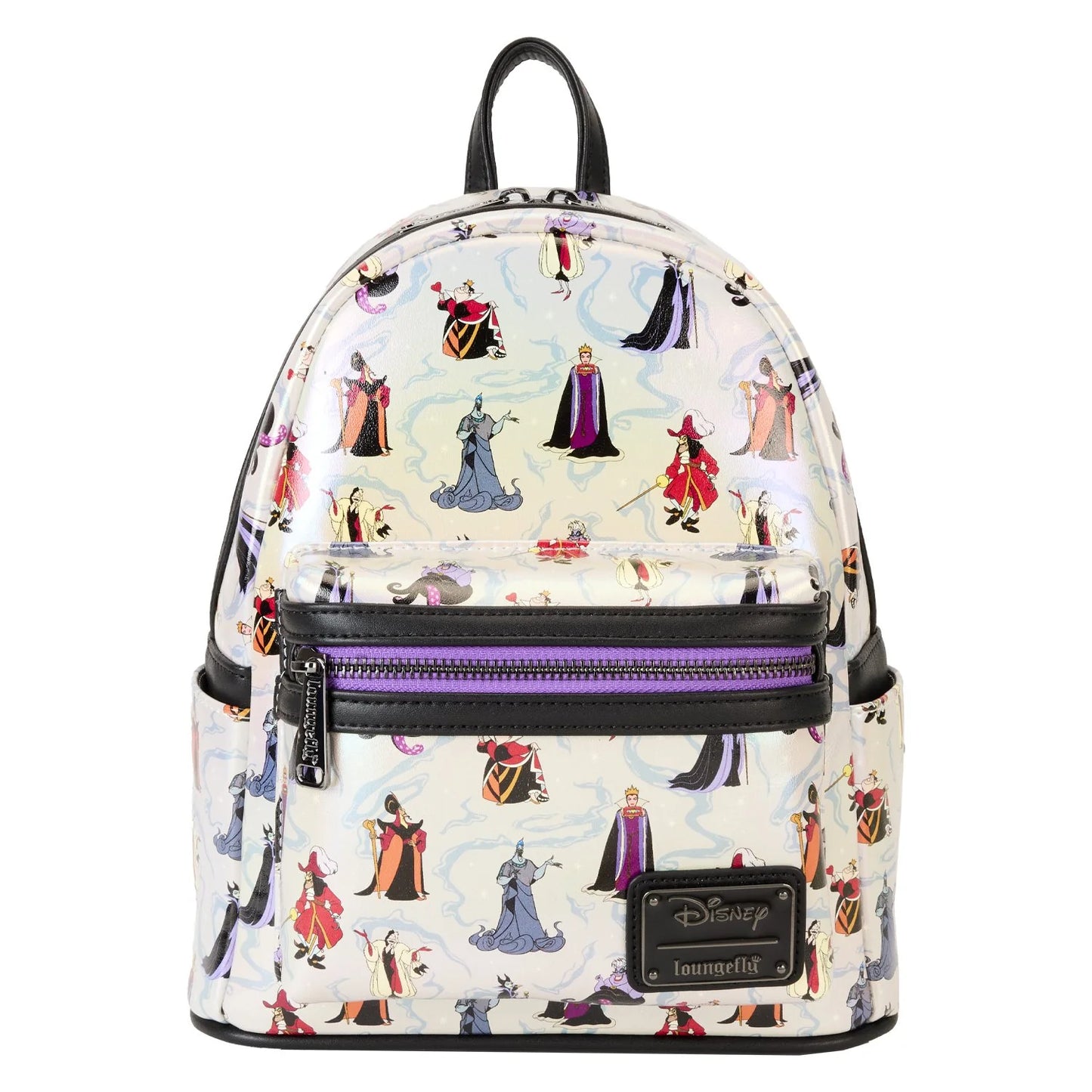 Disney Villains Iridescent Mini Backpack by Loungefly