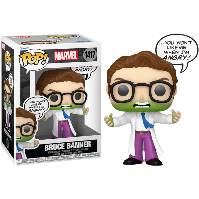 Marvel Bruce Banner Speech Bubble Funko Pop! #1417