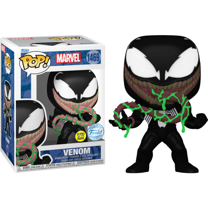 Marvel Venom Glow-In-The-Dark Funko Pop! #1469 (EE Exclusive)