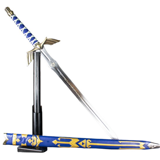 Legend of Zelda Link's Master Sword Deluxe Replica Steel Sword & Sheath