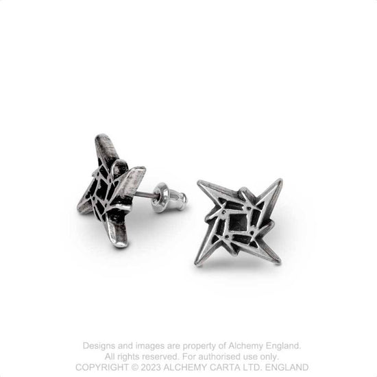 Metallica Ninja Stud Earrings