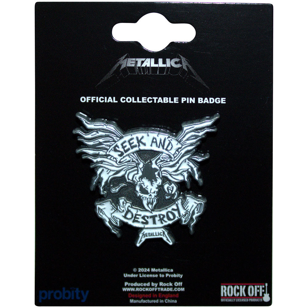 Metallica Seek and Destroy Enamel Pin