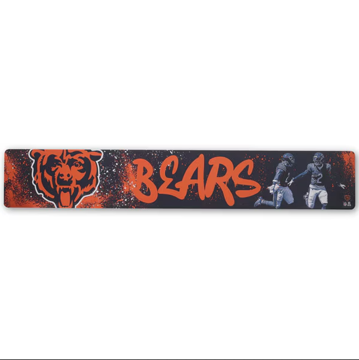 NFL Chicago Bears Urban Graffiti Metal Sign