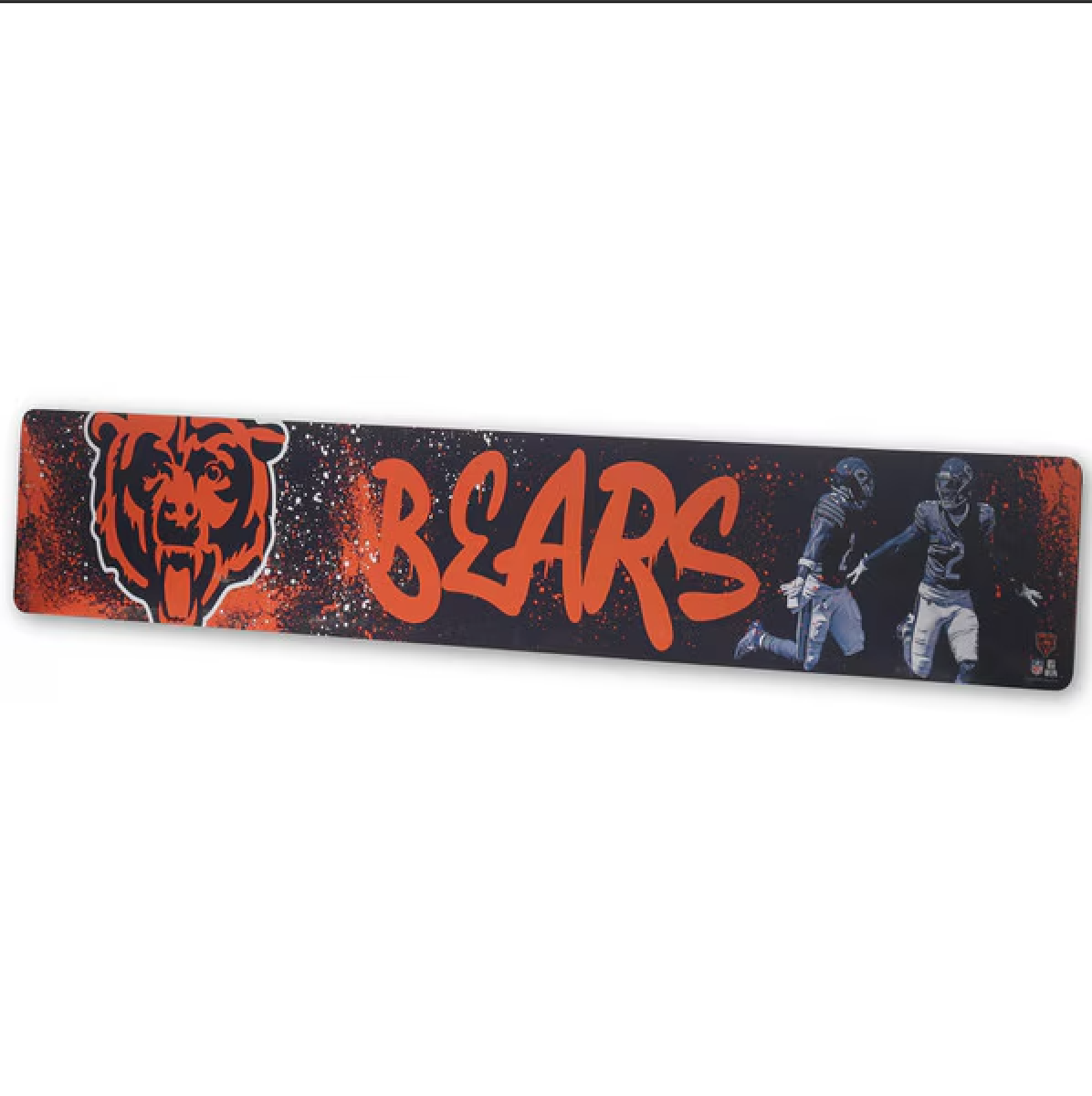 NFL Chicago Bears Urban Graffiti Metal Sign