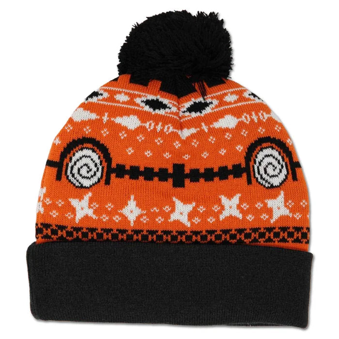 Load image into Gallery viewer, Naruto Leaf Village Knit Pom Beanie
