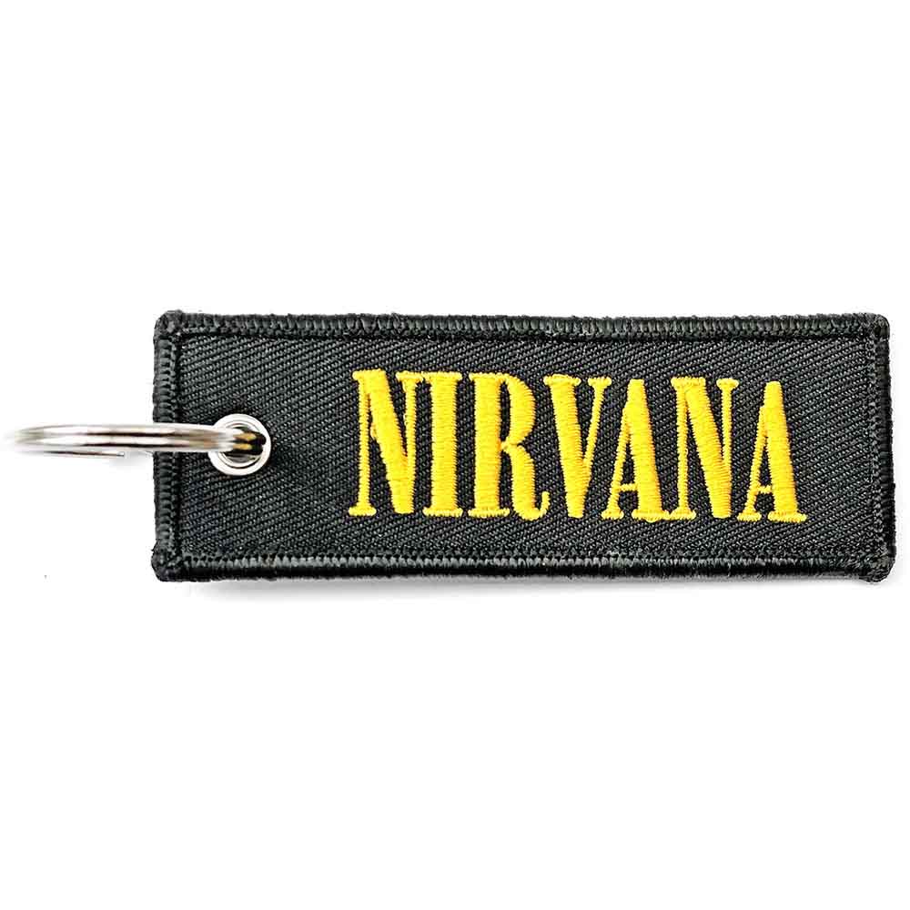 Nirvana Double Sided Patch Keychain