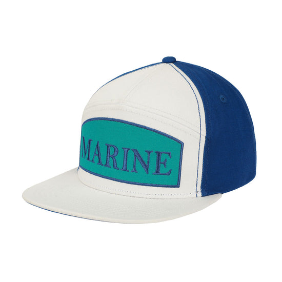 One Piece Marine Corps 7- Panel Flat Bill Snapback Hat