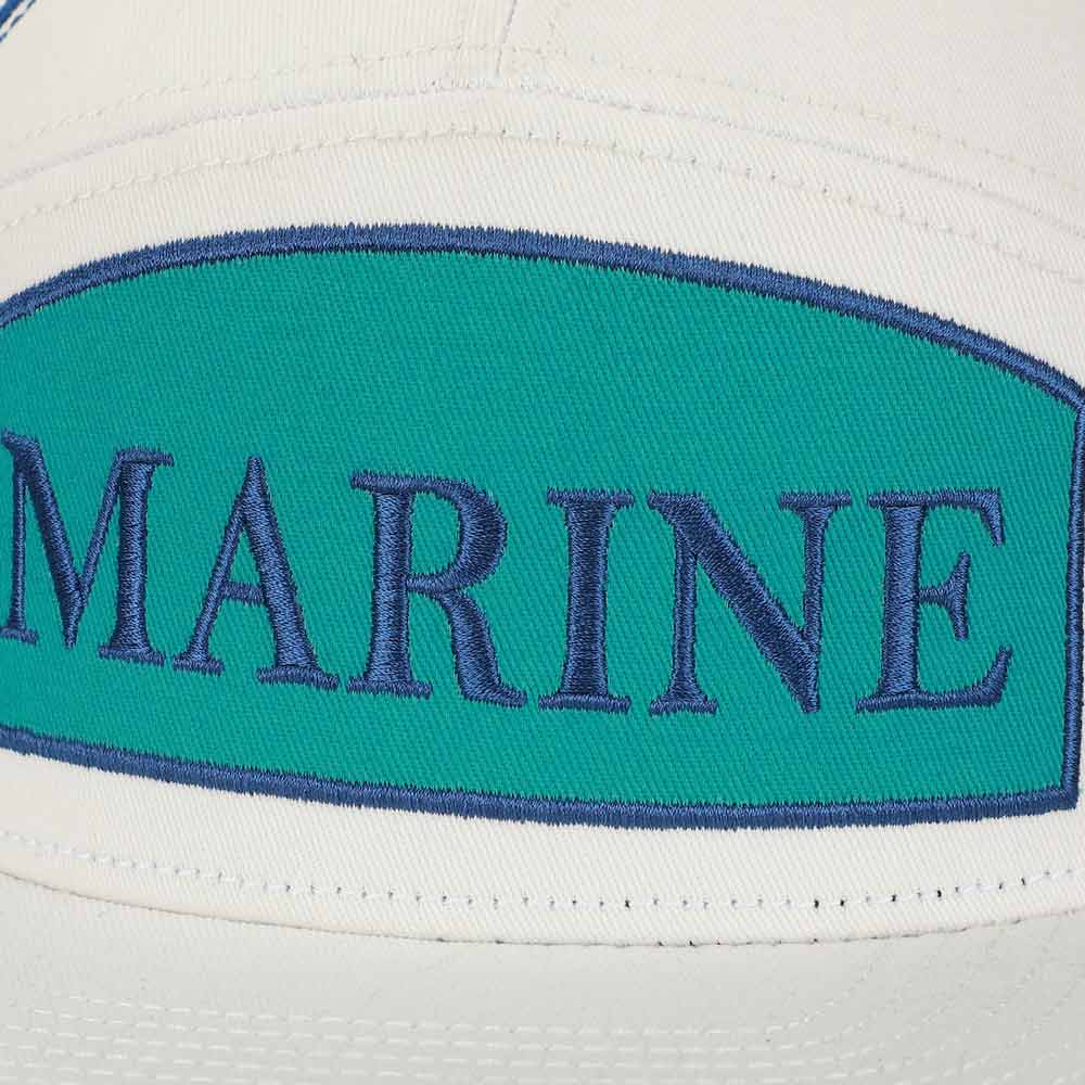 One Piece Marine Corps 7- Panel Flat Bill Snapback Hat