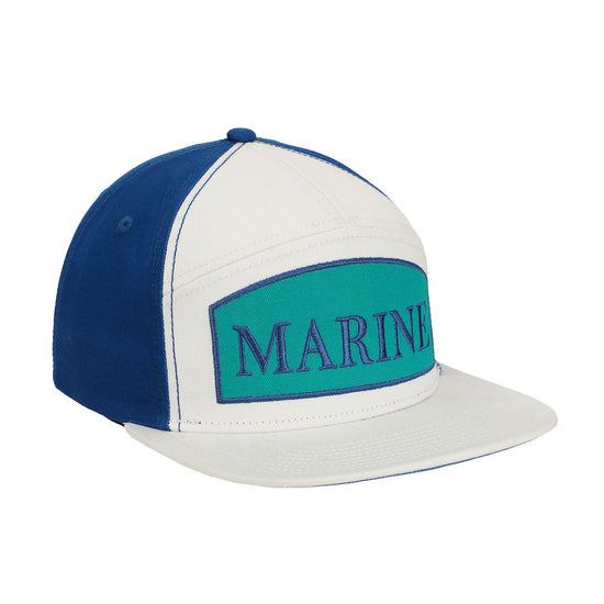 One Piece Marine Corps 7- Panel Flat Bill Snapback Hat