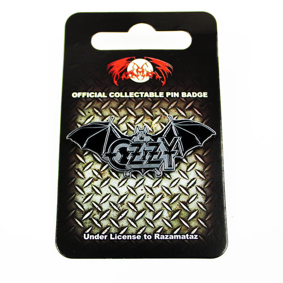 Ozzy Osbourne Bat Logo Enamel Pin