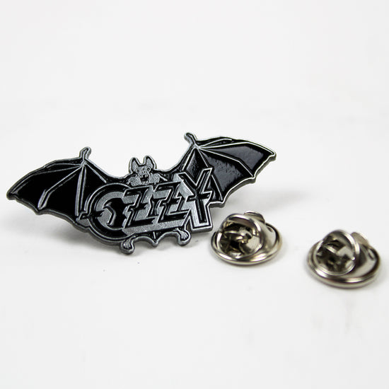 Ozzy Osbourne Bat Logo Enamel Pin