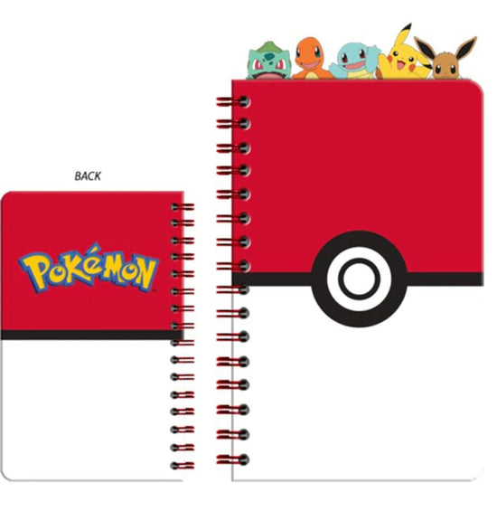 Pokemon Kanto Starters Tabbed Journal