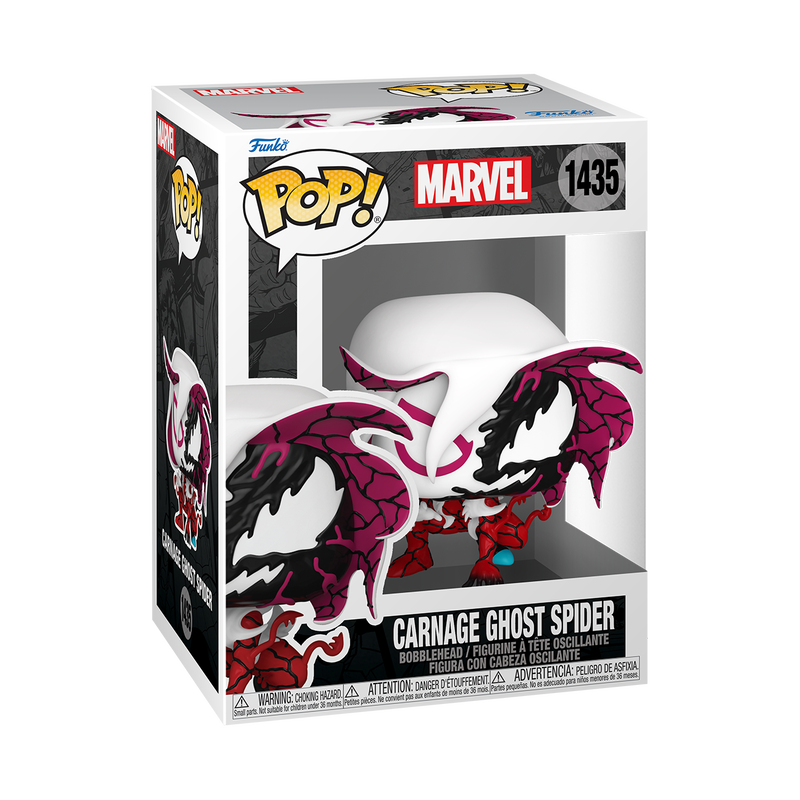 Carnage Ghost Spider Marvel Comics Funko Pop! #1435