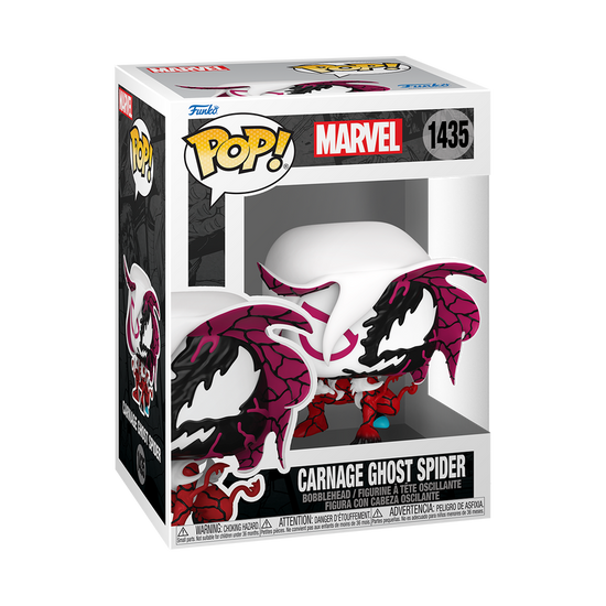 Carnage Ghost Spider Marvel Comics Funko Pop! #1435