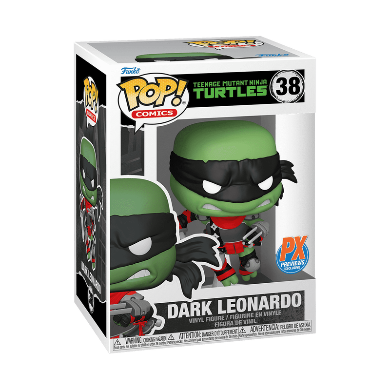 Dark Leonardo Teenage Mutant Ninja Turtles Funko Pop! PX Exclusive