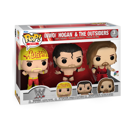 nWo Hogan & The Outsiders WWE 3-Pack Funko Pop!