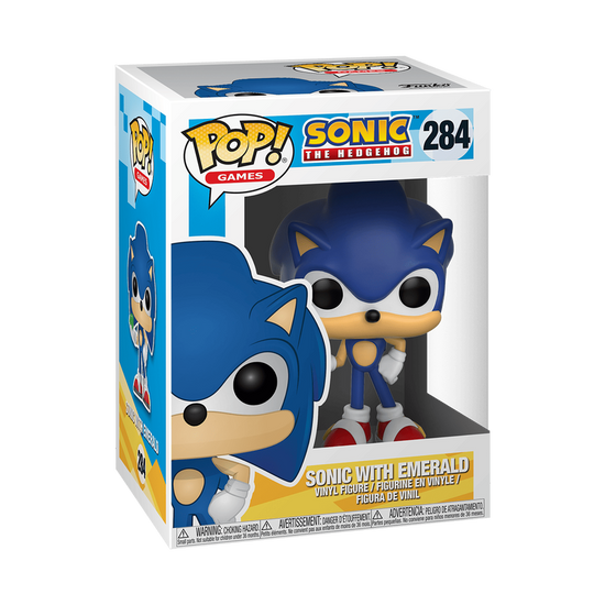 Sonic with Emerald Funko Pop!