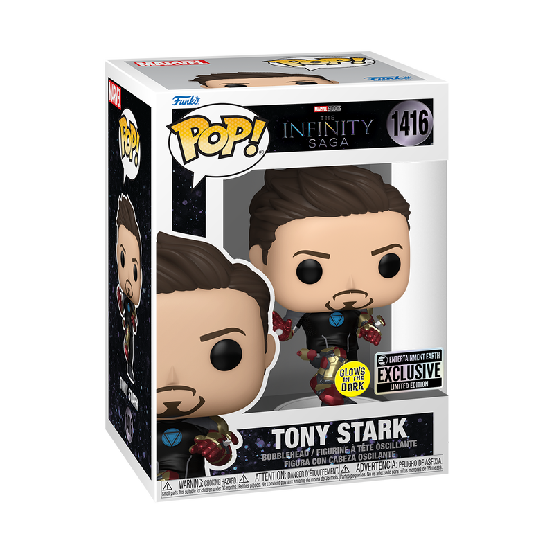 Marvel Iron Man Tony Stark (Mk.42 Armor) #1416 Glow EE Exlusive Funko Pop!