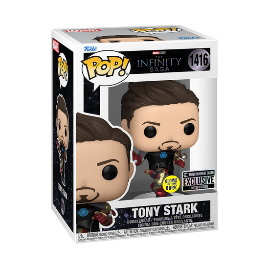 Marvel Iron Man Tony Stark (Mk.42 Armor) #1416 Glow EE Exlusive Funko Pop!