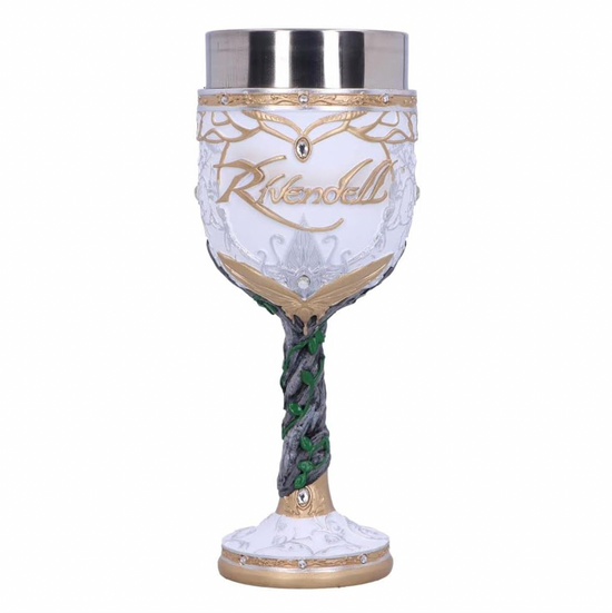 Lord of the Rings Rivendell Sculpted Resin Goblet by Nemesis Now