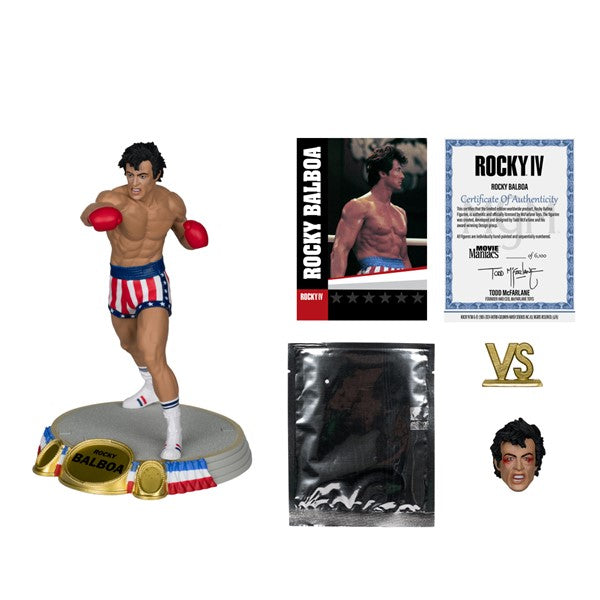 Rocky IV Rocky Balboa Movie Maniacs Figure