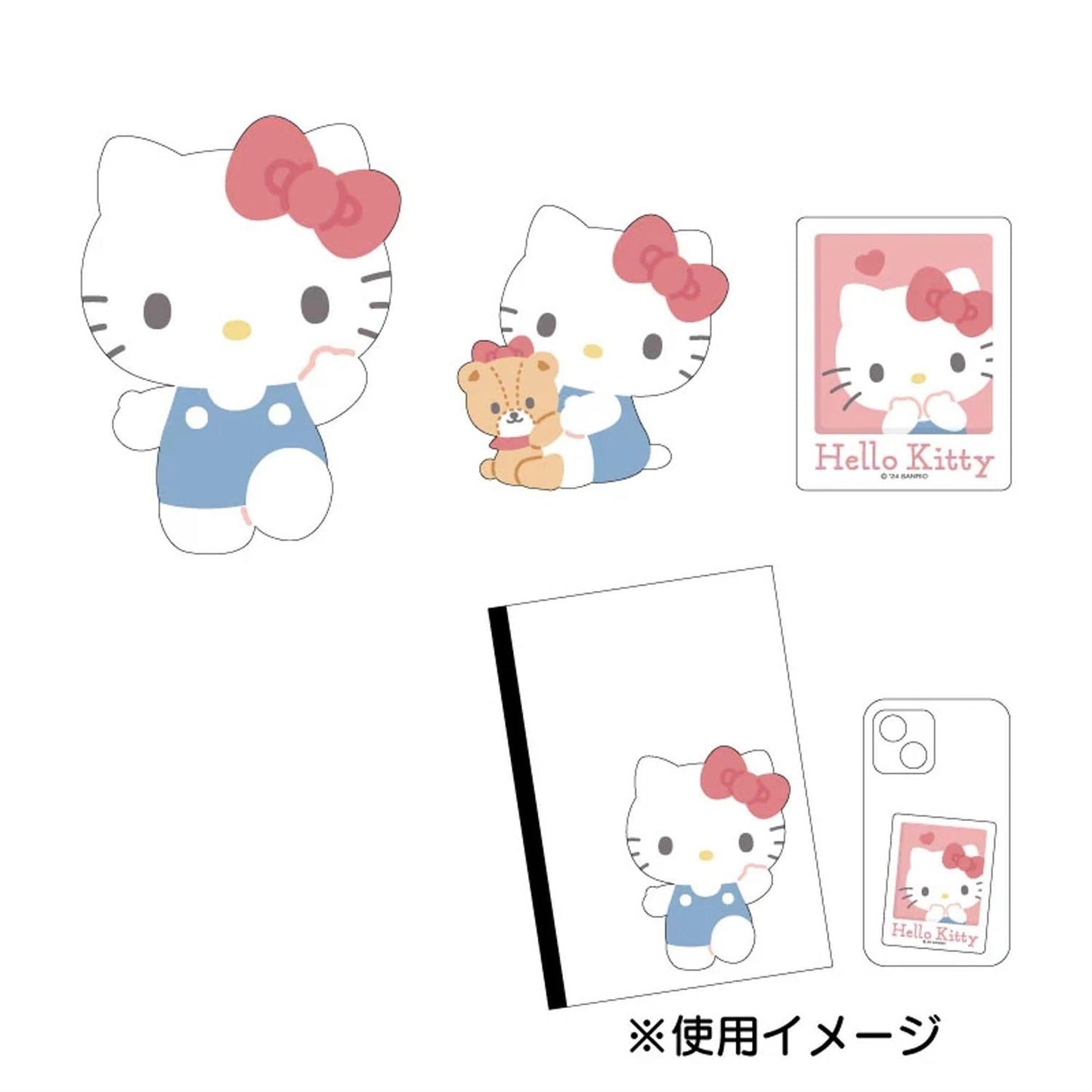 Sanrio Hello Kitty 3 Piece Sticker Decal Set