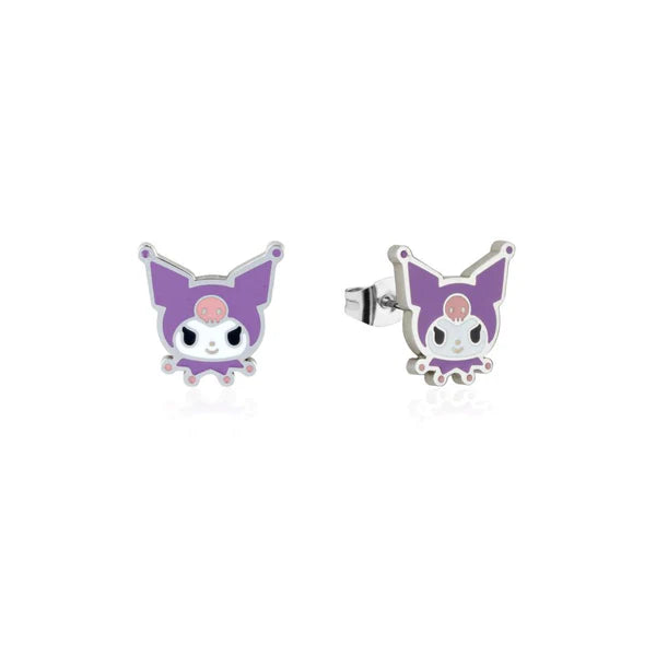 Sanrio Kuromi Enamel Stud Earrings