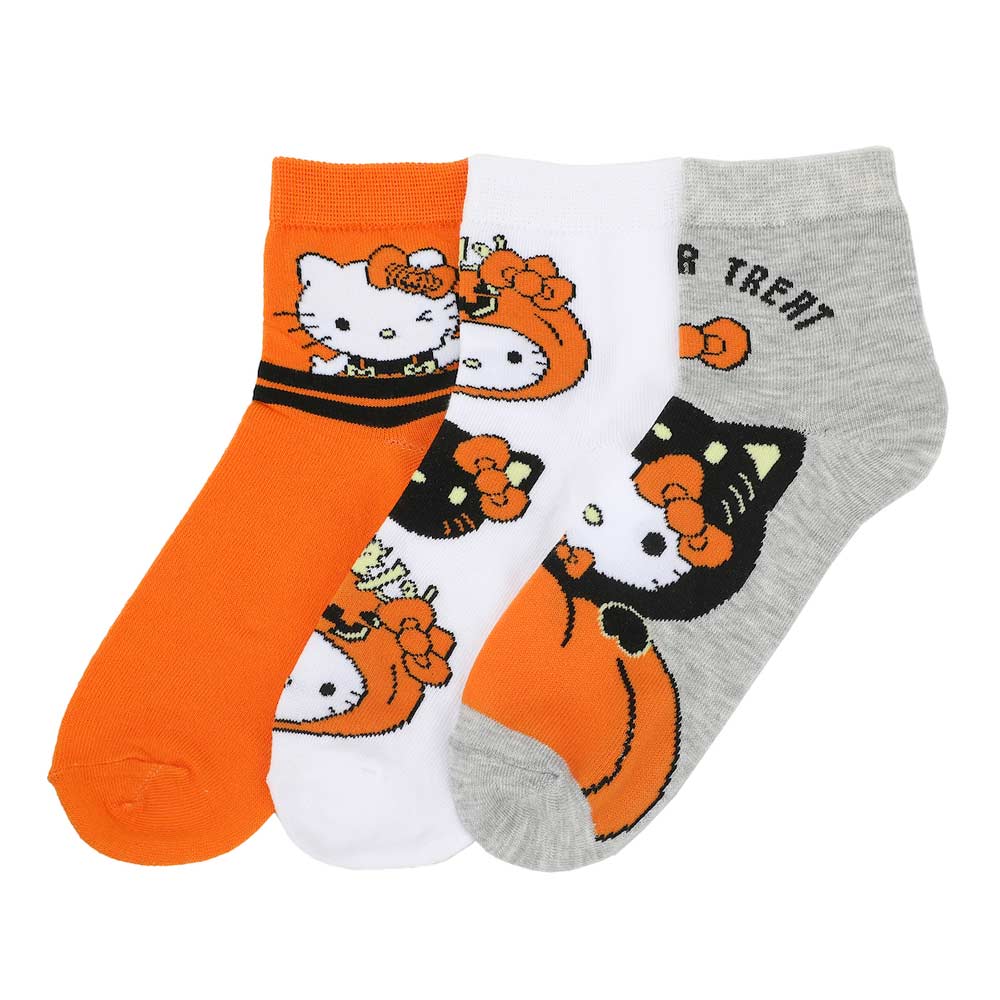 Sanrio Hello Kitty Halloween Quarter Crew Sock Gift Box