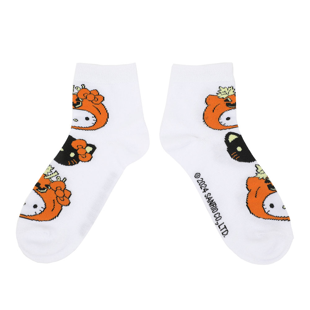 Sanrio Hello Kitty Halloween Quarter Crew Sock Gift Box