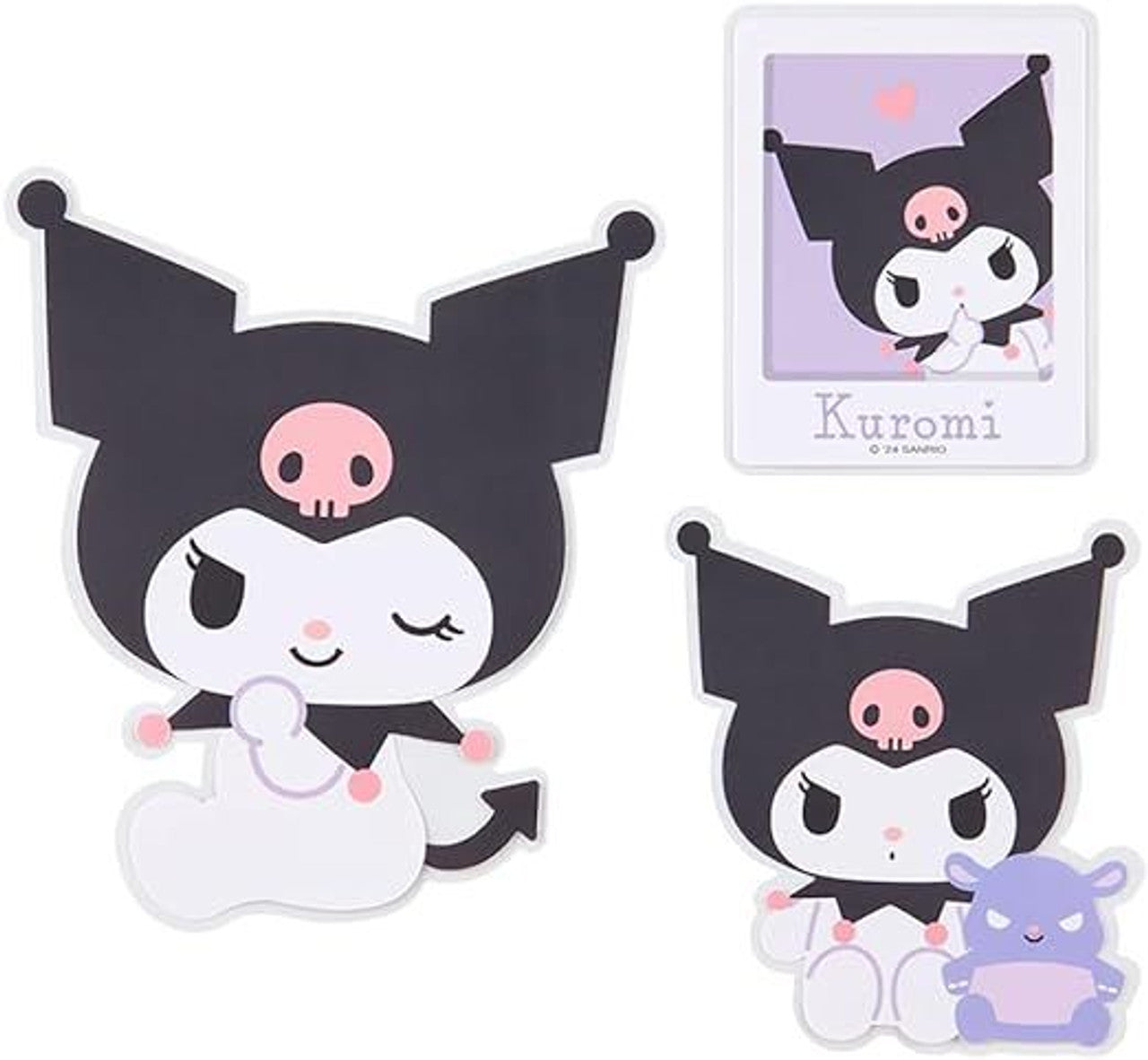 Sanrio Kuromi 3 Piece Sticker Decal Set – Collector's Outpost