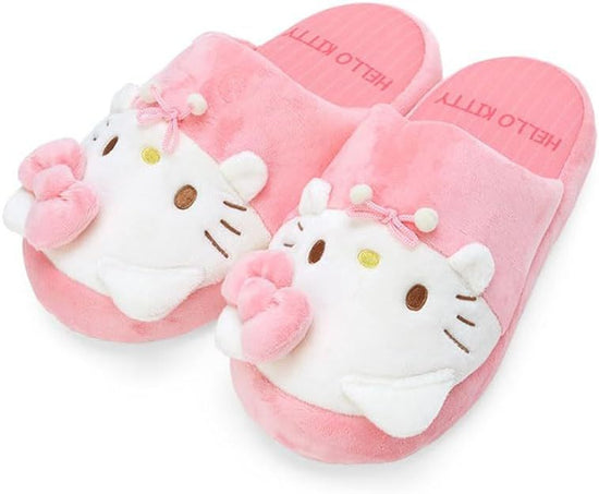 Sanrio Hello Kitty Plush Pink Slippers