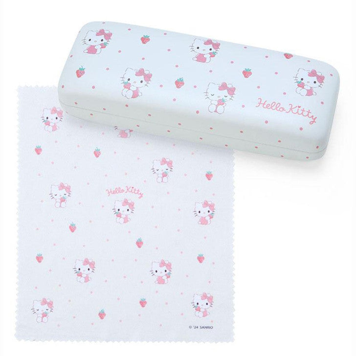 Sanrio Hello Kitty Strawberry Glasses Case Set