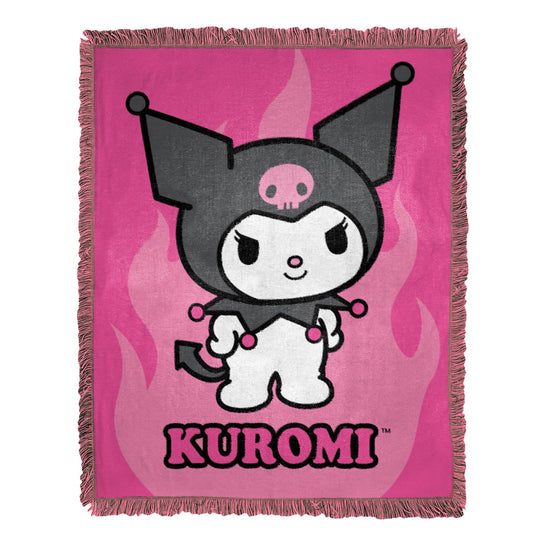 Sanrio Kuromi Woven Jacquard Throw