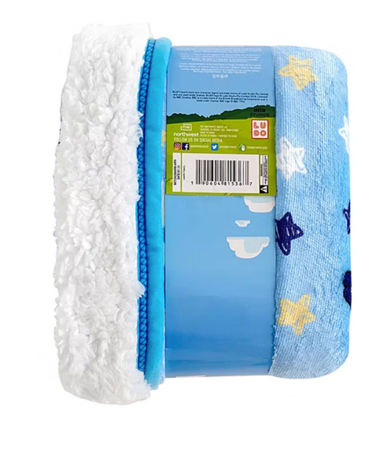 Bluey Happy Times Sherpa Throw Blanket