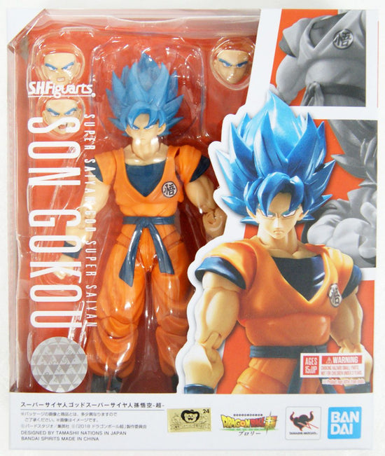 Bandai S.H. Figuarts Super Saiyan Blue Son Goku Figure (Dragon Ball Super: Broly)