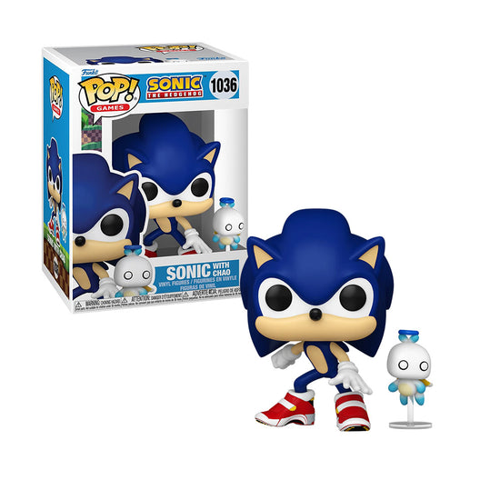 Sonic The Hedgehog Sonic with Hero Chao Funko Pop! Games  #1036