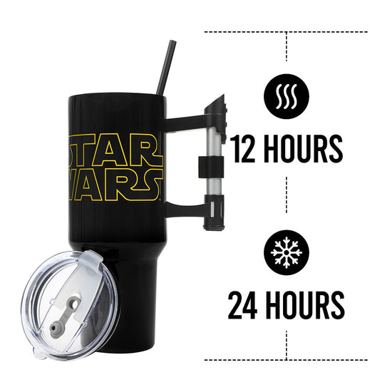 Star Wars 40oz Lightsaber Handle Stainless Steel Tumbler