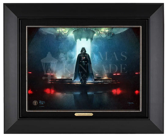 Star Wars Obi-Wan Kenobi - Darkness Has Arrived - Thomas Kinkade Framed Canvas