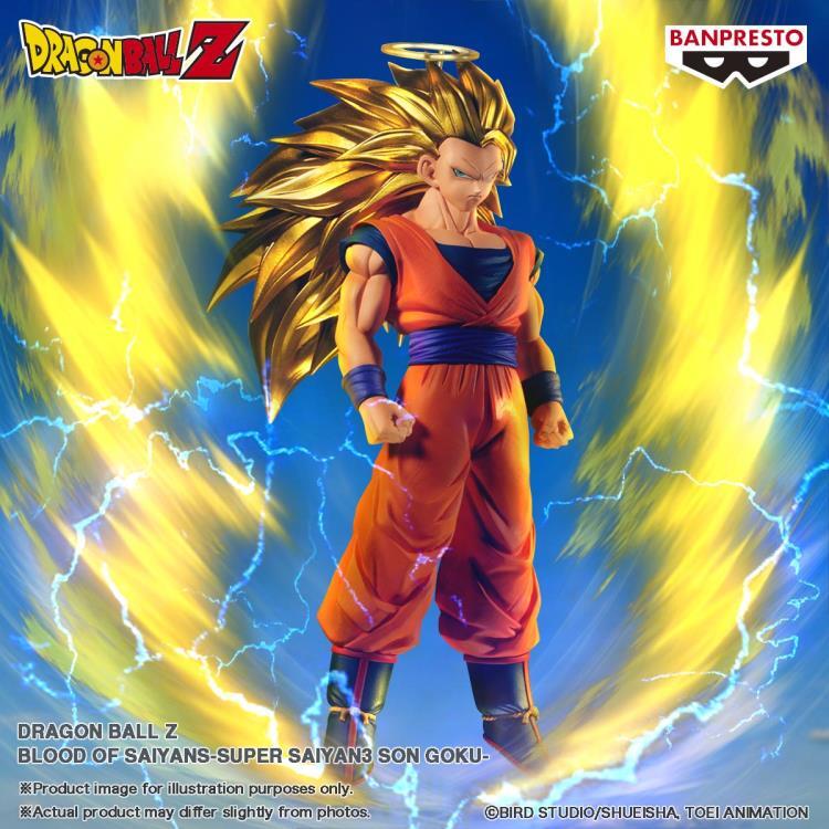 Super Saiyan 3 Goku Dragon Ball Z Blood of Saiyans Banpresto Figure