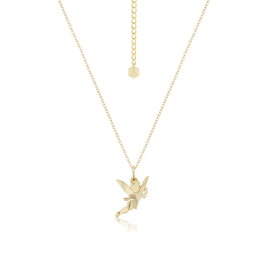 Tinker Bell (Peter Pan) Disney 100 Gold Plated Faceted Necklace