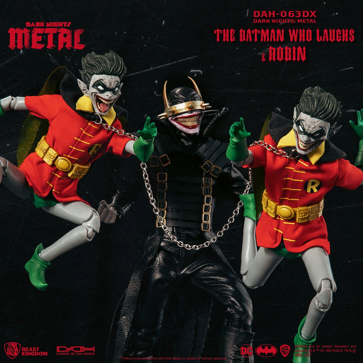 The Batman Who Laughs & Robin (Dark Nights: Metal) DC Comics PX Exclusive Dynamic 8-Ction Heroes Action Figure Set
