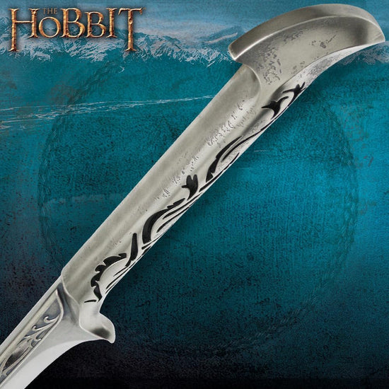 The Hobbit Sword Of Thranduil the Elvenking Replica with Wall Plaque